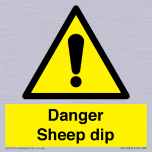 Danger Sheep dip